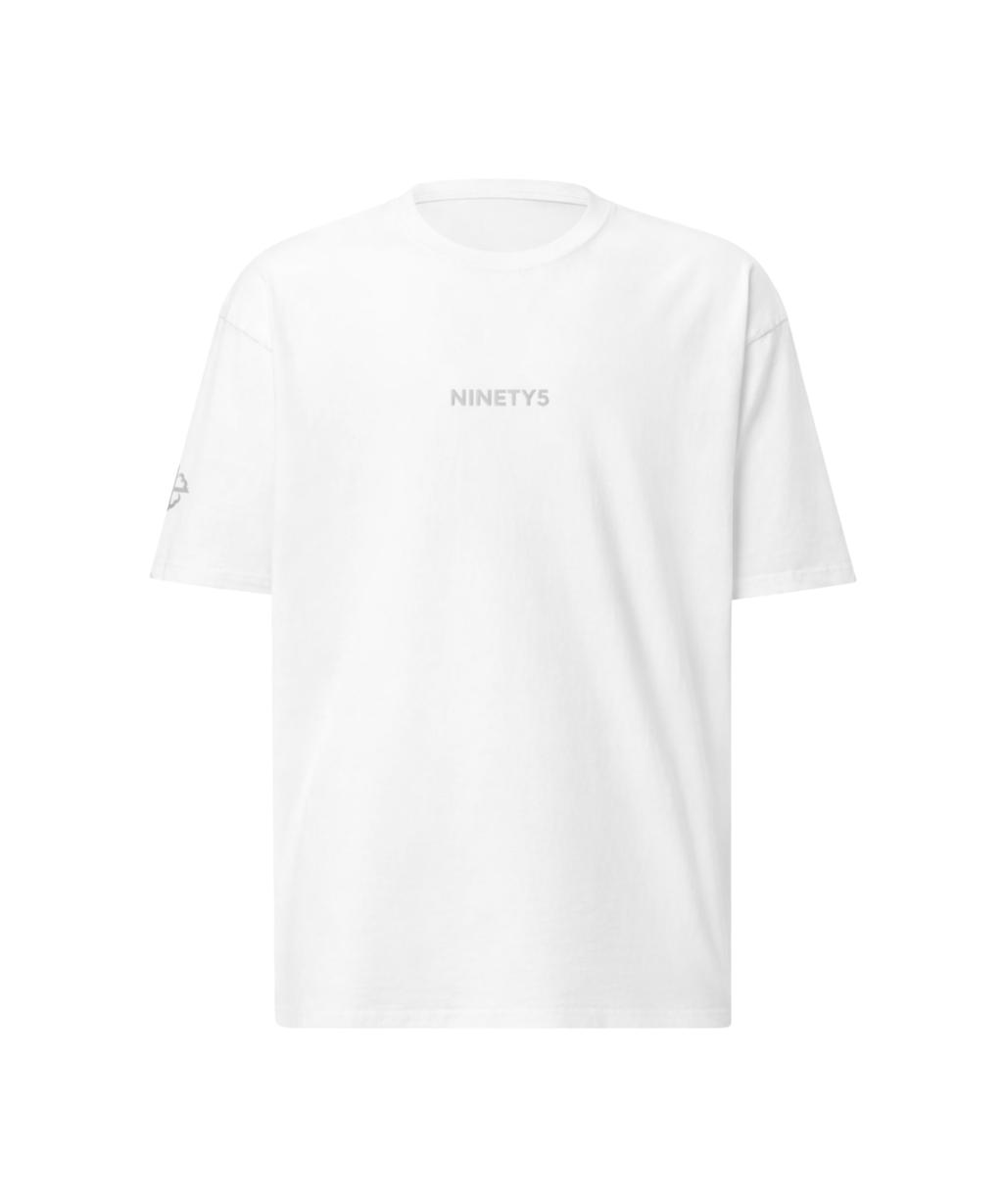 Monochromatic White Tee